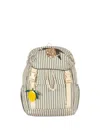Konges Sløjd Lemon-charm Backpack In Green
