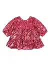 Konges Sløjd Lila Sequin Bow Dress In Red
