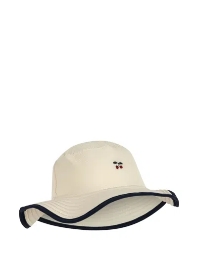Konges Sløjd Kids' Logo-embroidered Hat In Neutral