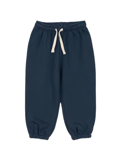 Konges Sløjd Kids' Lou Drawstring Trousers In Blue