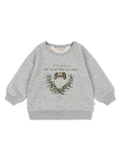 Konges Sløjd Babies' Lou Sweatshirt In Grey