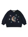 Konges Sløjd Loupy Lou Crew-neck Sweatshirt In Blue