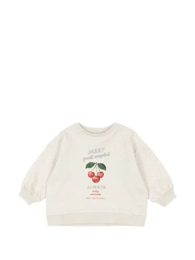 Konges Sløjd Kids' Loupy Lou Sweatshirt In White