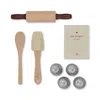 Konges Sløjd Madeleine Baking Set In Brown