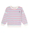 Konges Sløjd Mani Striped Cotton Sweatshirt In Multi