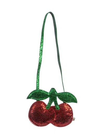 Konges Sløjd Mini Cherry Handbag For Girls In Red
