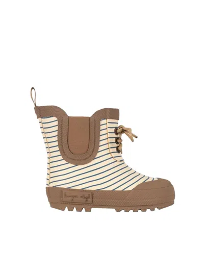 Konges Sløjd Mini Girls' Stylish Boots In Beige