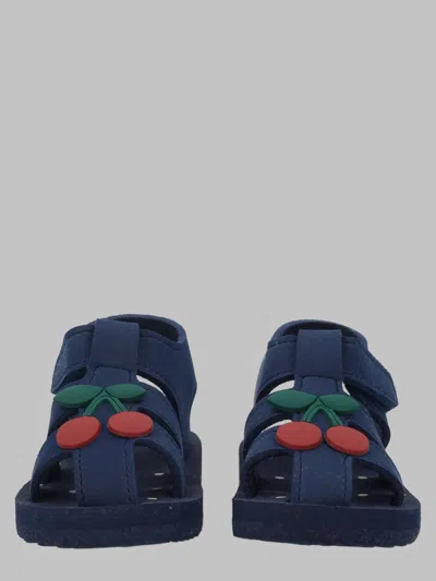 Konges Sløjd Mini Sandals For Girls In Blue