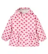 Konges Sløjd Mismou Hooded Printed Jacket In Pink