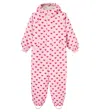 Konges Sløjd Nohr Hooded Printed Snowsuit In Pink