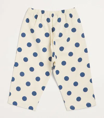 Konges Sløjd Nola Polka Dot Trousers (9-48 Months) In Blue