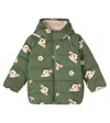 Konges Sløjd Nuka Printed Hooded Jacket In Green