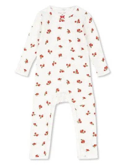 Konges Sløjd Babies' Organic Cotton Jumpsuit In White