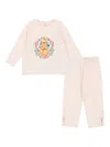 Konges Sløjd Organic-cotton Trousers (set Of Two) In Pink