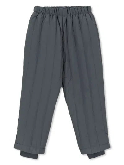 Konges Sløjd Babies' Pleated Trousers In Grey