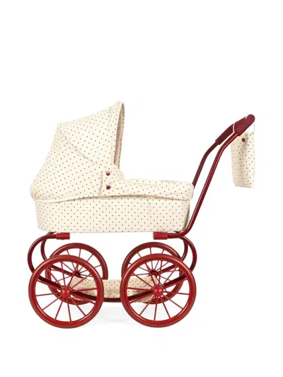 Konges Sløjd Polka-dot Pattern Stroller In Orange