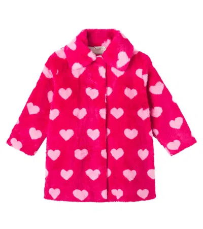 Konges Sløjd Kids' Printed Coat In Red