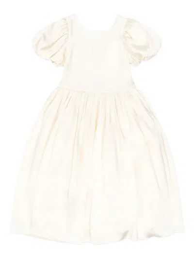Konges Sløjd Puff-sleeve Dress In White