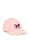 Konges Sløjd Quilted Bow Hat In Pink