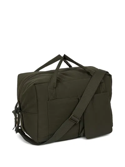 Konges Sløjd Quilted-effect Changing Bag In Brown