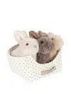 Konges Sløjd Rabbit-design Toy (pack Of Three) In Multi