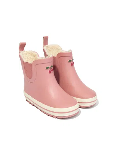 Konges Sløjd Kids' Rain Boots In Pink