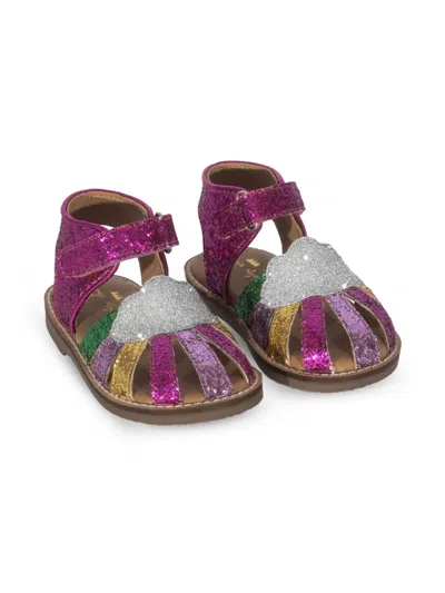 Konges Sløjd Kids' Rainbow Sandals In Pink