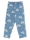 Konges Sløjd Rainbow Trousers In Blue