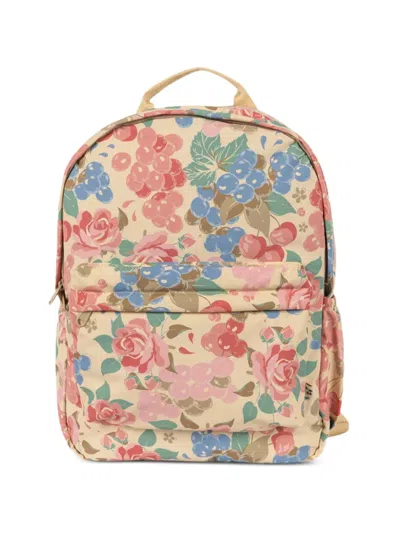 Konges Sløjd Rainy Floral-print Backpack In Neutral
