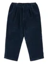 Konges Sløjd Remy Pleated Corduroy Trousers In Blue