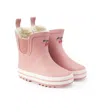 Konges Sløjd Roi Fleece-lined Rain Boots In Brown