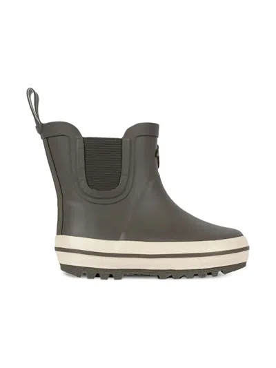 Konges Sløjd Roi Olive-detail Pull-on Boots In Gray