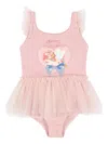 Konges Sløjd Ruffled Tulle Swimwear In Pink
