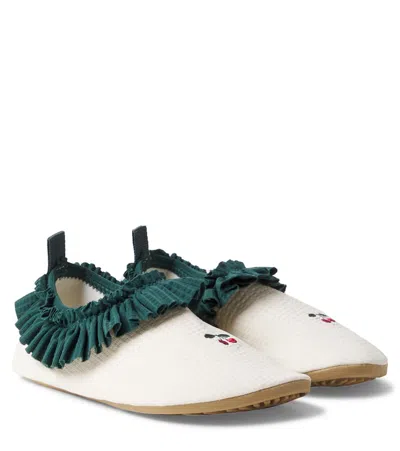Konges Sløjd Kids' Sailor Ruffled Slip-on Shoes In Multi