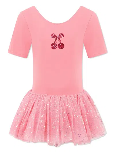 Konges Sløjd Kids' Sequin-embellished Dress In Pink
