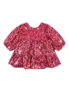 Konges Sløjd Sequin-embellished Mini Dress In Burgundy