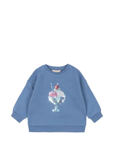 Konges Sløjd Babies' Sequin-embellished Top In Multi
