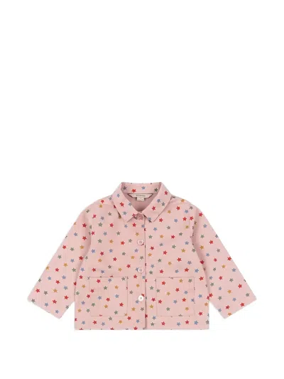 Konges Sløjd Kids' Star Print Pocket Jacket In Pink
