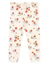 Konges Sløjd Strawberry-print Trousers In Neutrals