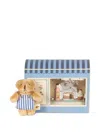Konges Sløjd Striped Bear Toy In Brown