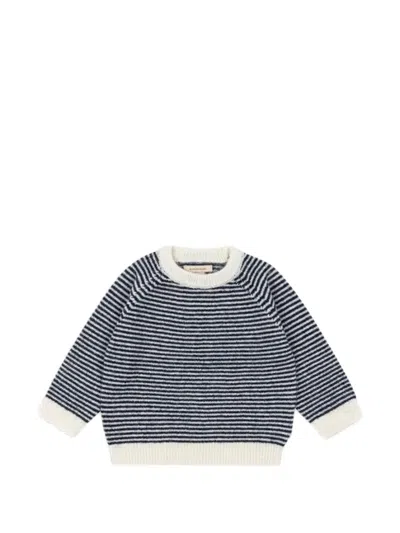 Konges Sløjd Kids' Striped Sweater In Blue