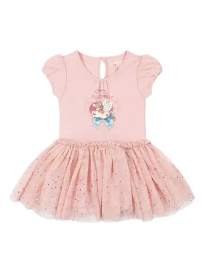 Konges Sløjd Unicorn-print Dress In Pink