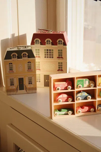 Konges Sløjd Wooden Mini Cars In Red