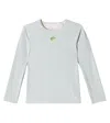 Konges Slojd Aster Bengal Stripe Swim Top In White