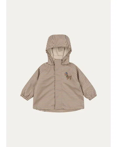 Konges Slojd Baby's & Little Kid's Rainy Palme Dog Rain Jacket In Gray