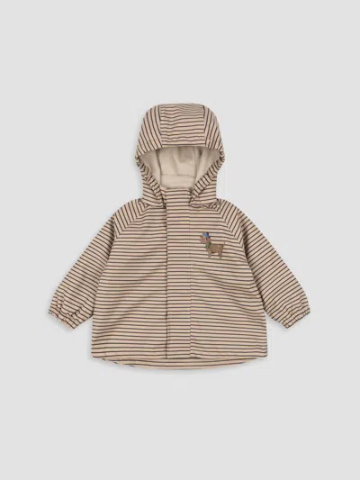 Konges Slojd Baby's & Little Kid's Rainy Palme Dog Rain Jacket In Neutral