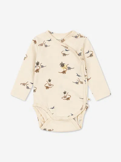 Konges Slojd Kids'  Baby Boys Dinosaur Bodysuit In White