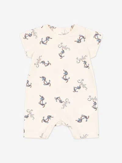 Konges Slojd Baby Boys Rock My Boat Romper In Neutral