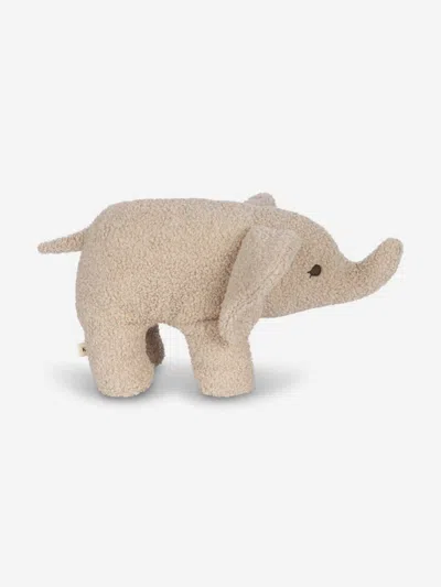 Konges Slojd Baby Elephant Soft Toy In Ivory