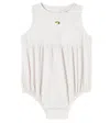 Konges Slojd Baby Elliot Cotton Bodysuit In Neutrals
